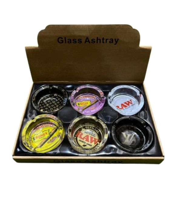 Big Glass Round Ash Tray